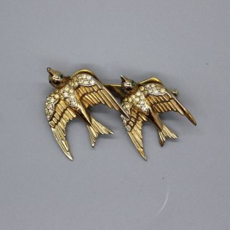ncj010<br><span> ダブルクリップブローチ　イギリス　1950年代</span>